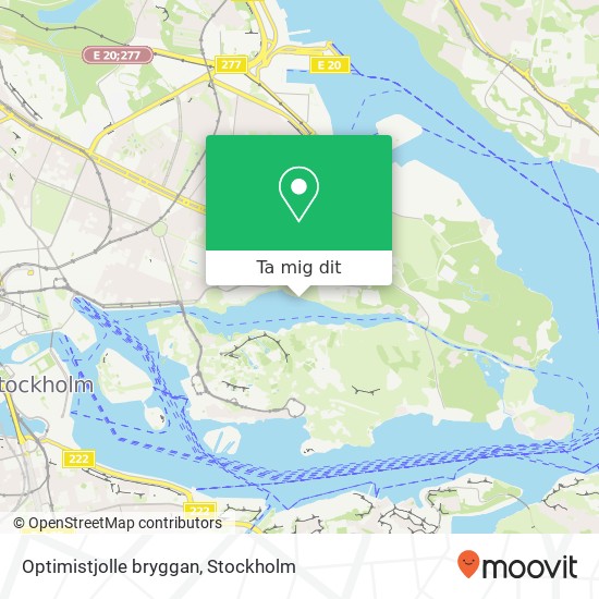 Optimistjolle bryggan karta