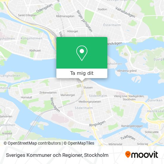 Sveriges Kommuner och Regioner karta