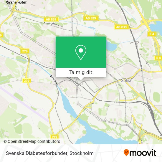 Svenska Diabetesförbundet karta