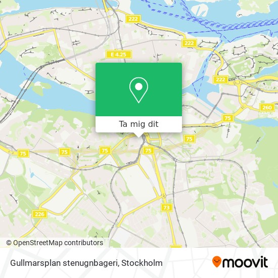 Gullmarsplan stenugnbageri karta