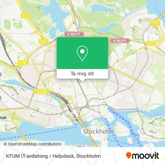 KFUM IT-avdelning / Helpdesk karta