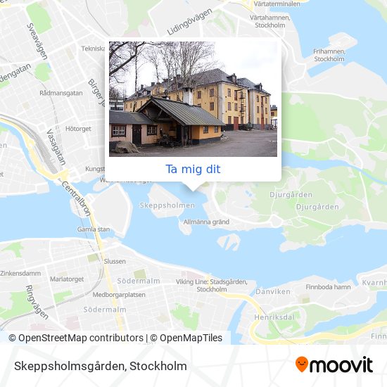 Skeppsholmsgården karta