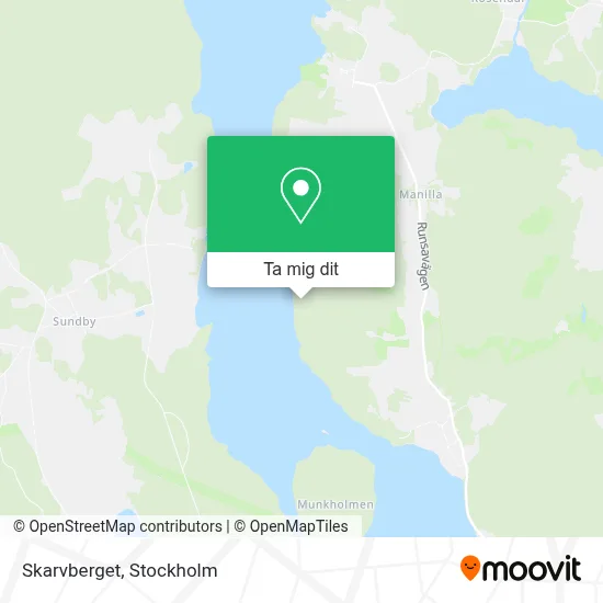 Skarvberget karta