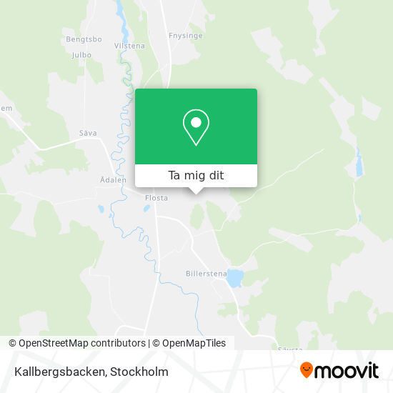 Kallbergsbacken karta