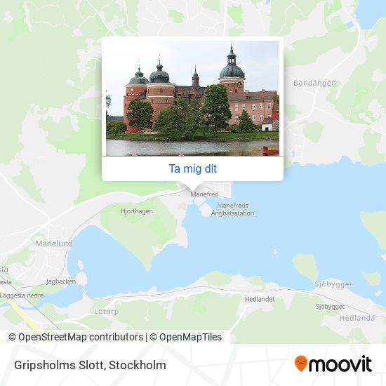 Gripsholms Slott karta