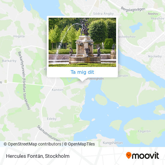 Hercules Fontän karta