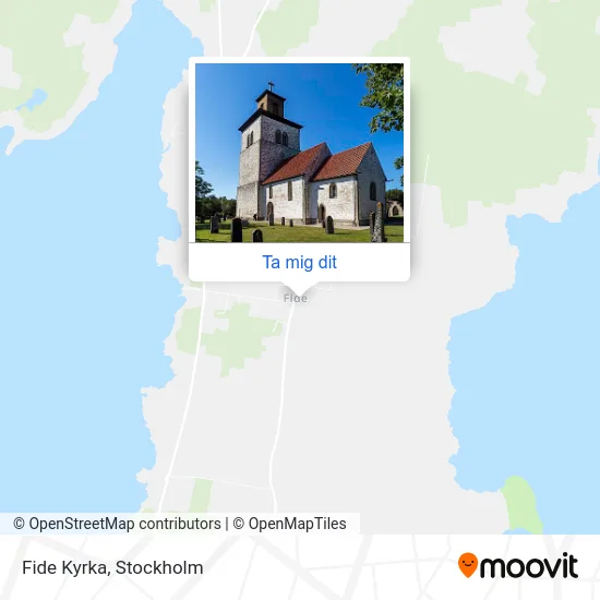 Fide Kyrka karta