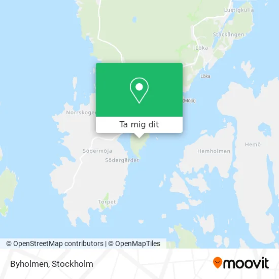 Byholmen karta