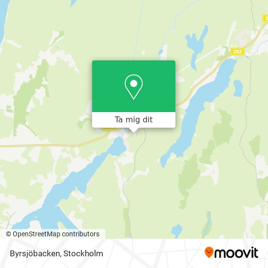 Byrsjöbacken karta