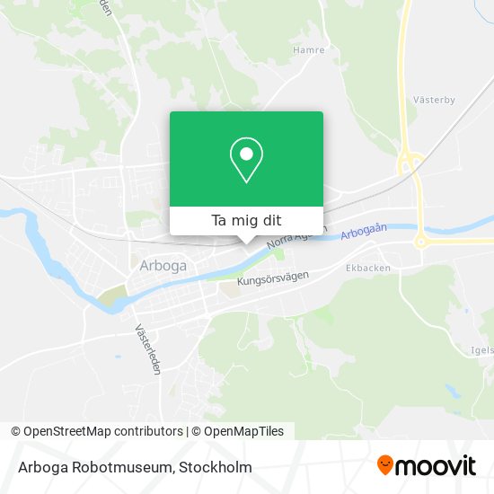 Arboga Robotmuseum karta