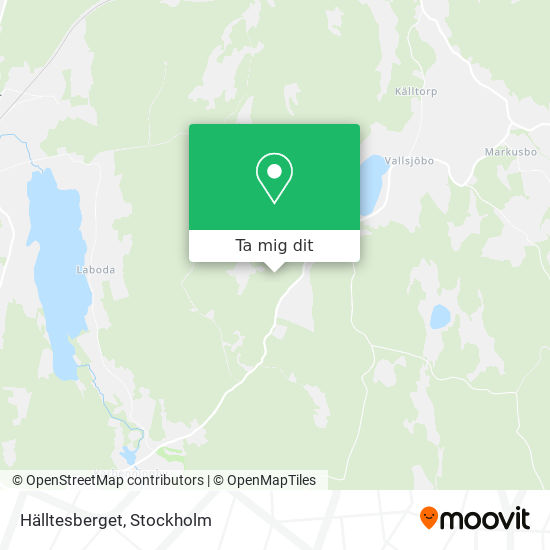 Hälltesberget karta