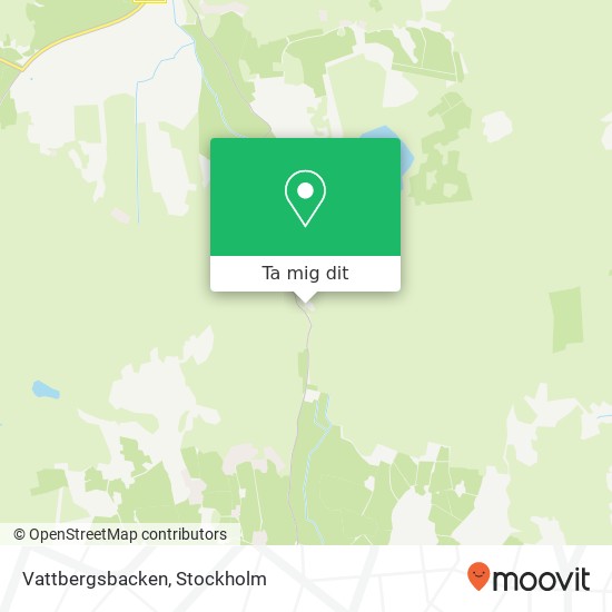 Vattbergsbacken karta