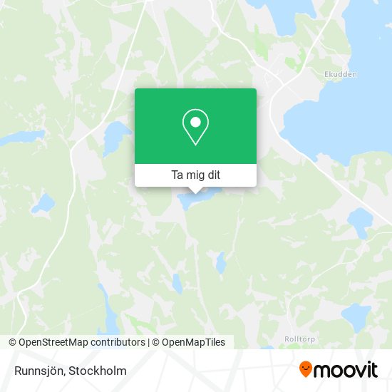 Runnsjön karta