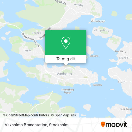Vaxholms Brandstation karta