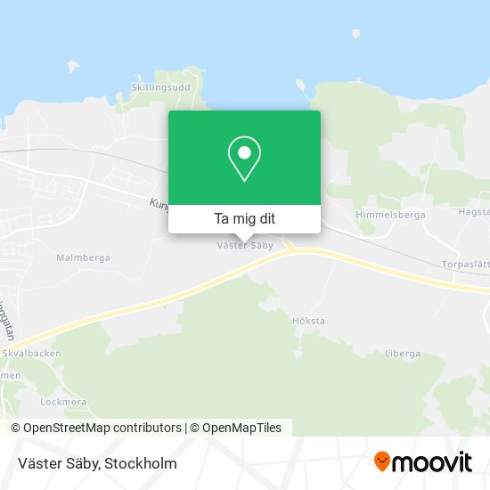 Väster Säby karta