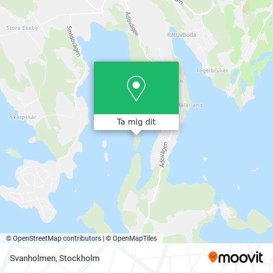 Svanholmen karta