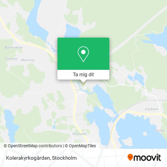 Kolerakyrkogården karta