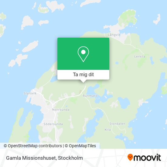 Gamla Missionshuset karta