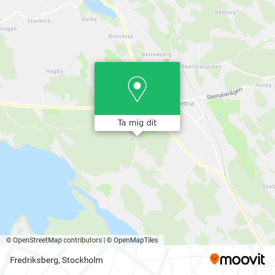 Fredriksberg karta