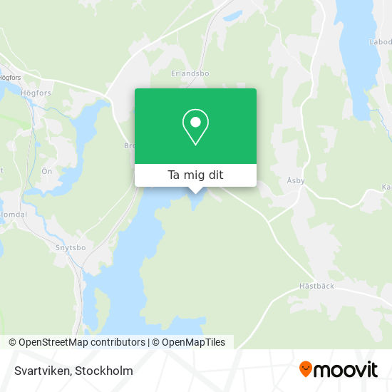 Svartviken karta