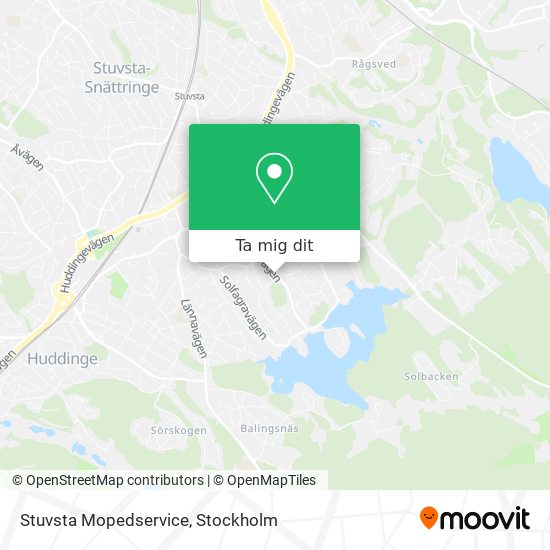 Stuvsta Mopedservice karta