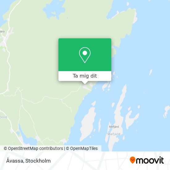 Åvassa karta