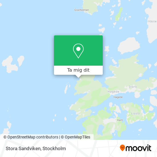 Stora Sandviken karta