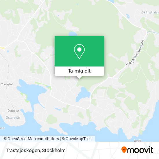 Trastsjöskogen karta