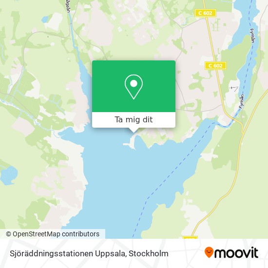 Sjöräddningsstationen Uppsala karta