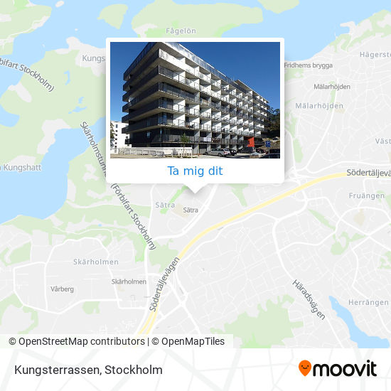 Kungsterrassen karta