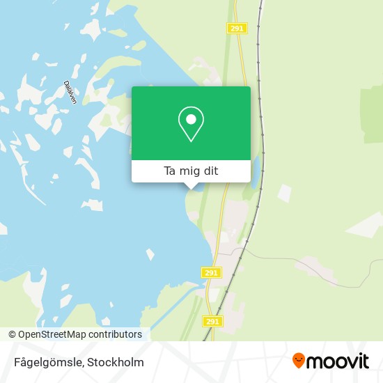 Fågelgömsle karta