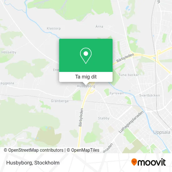 Husbyborg karta