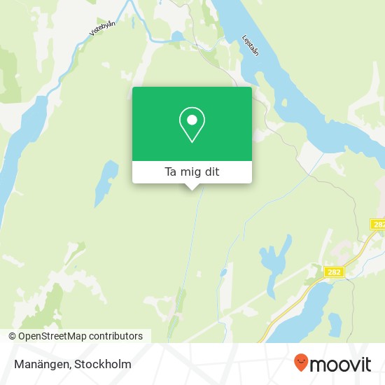 Manängen karta