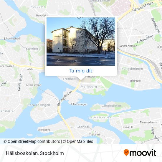 Hällsboskolan karta