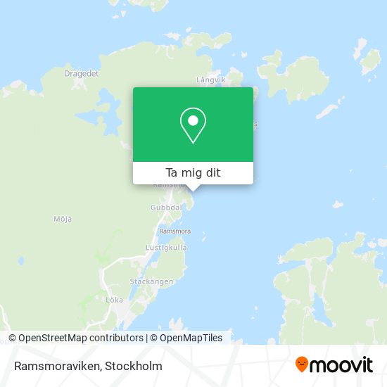 Ramsmoraviken karta