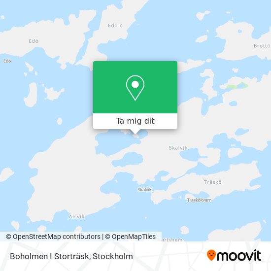 Boholmen I Storträsk karta