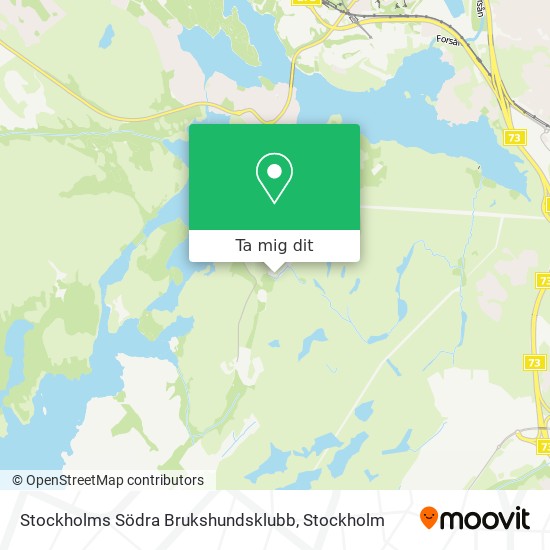 Stockholms Södra Brukshundsklubb karta