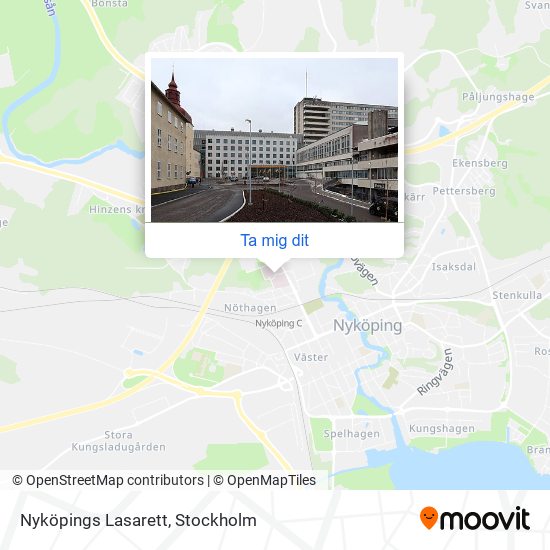 Nyköpings Lasarett karta