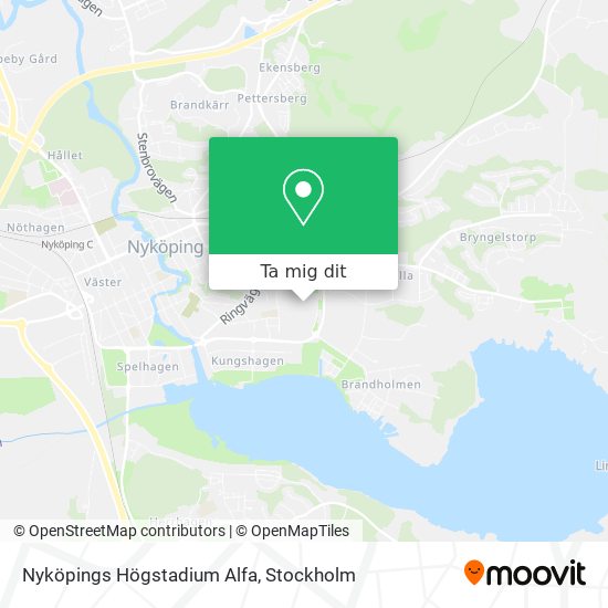 Nyköpings Högstadium Alfa karta