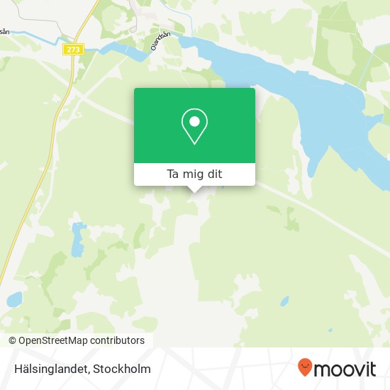 Hälsinglandet karta