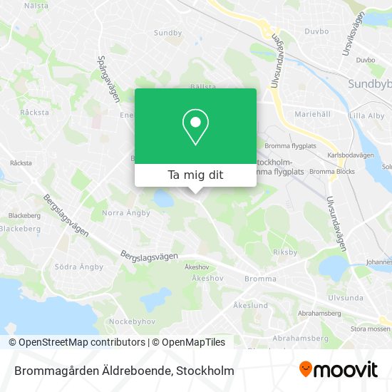 Brommagården Äldreboende karta