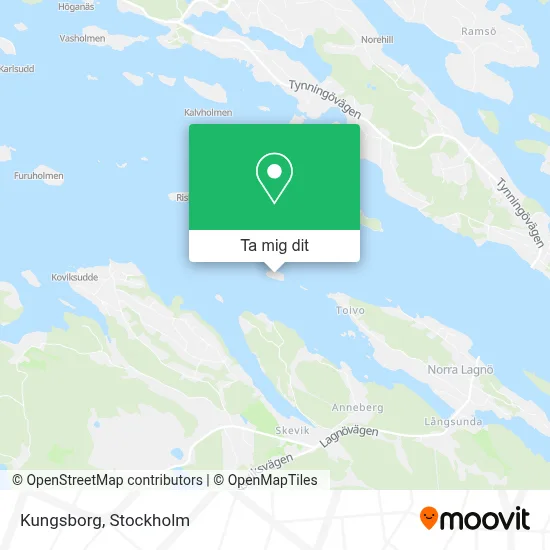Kungsborg karta