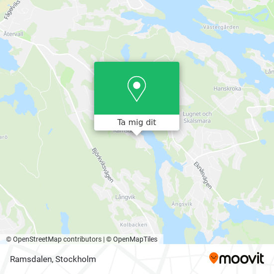 Ramsdalen karta