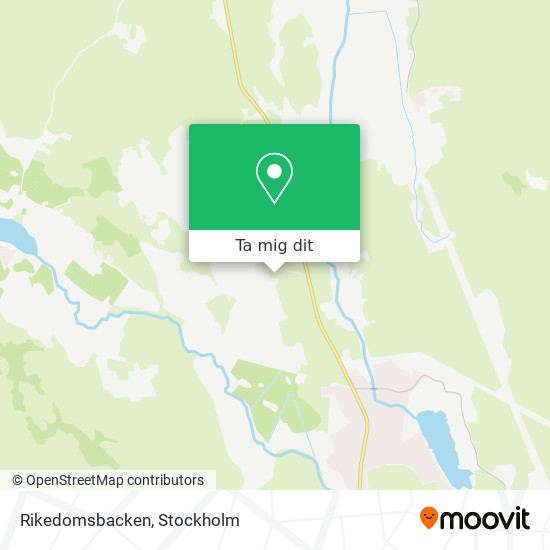 Rikedomsbacken karta