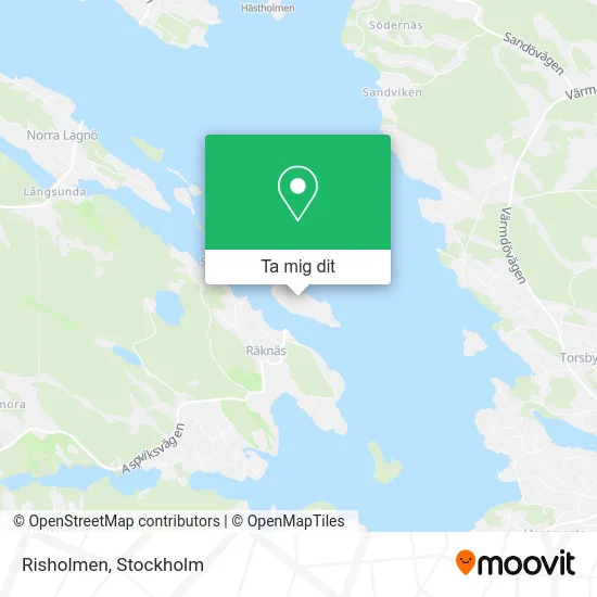 Risholmen karta