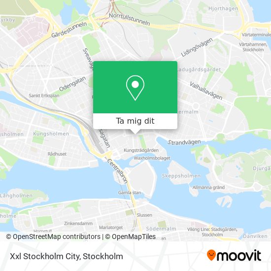 Xxl Stockholm City karta