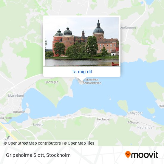 Gripsholms Slott karta