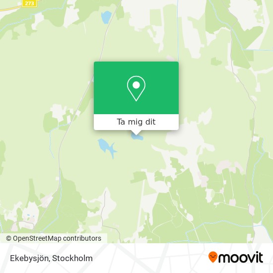 Ekebysjön karta