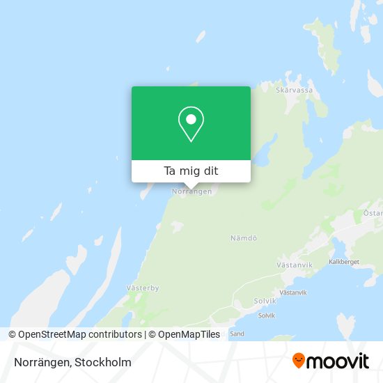 Norrängen karta