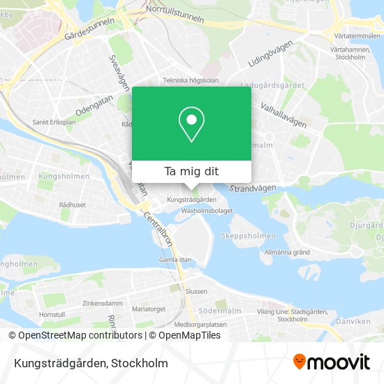 Kungsträdgården karta